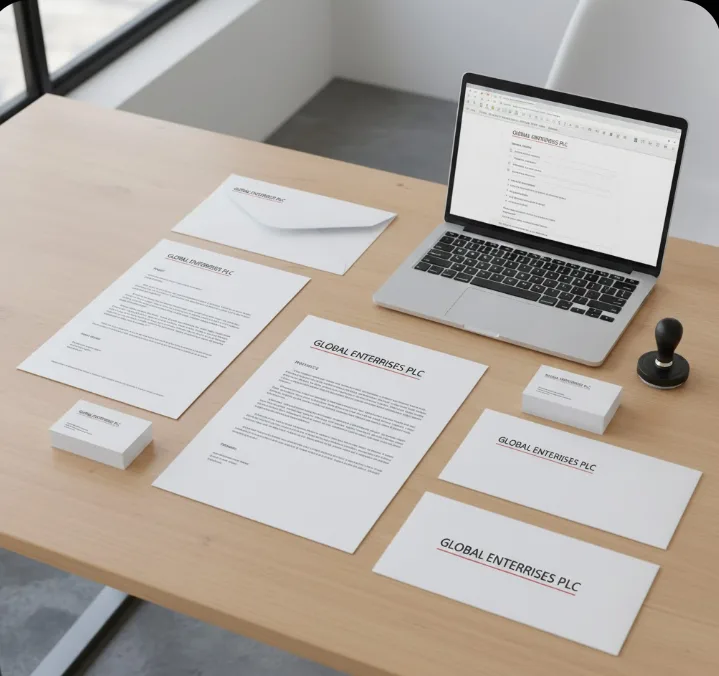 Official Documents and Stationery