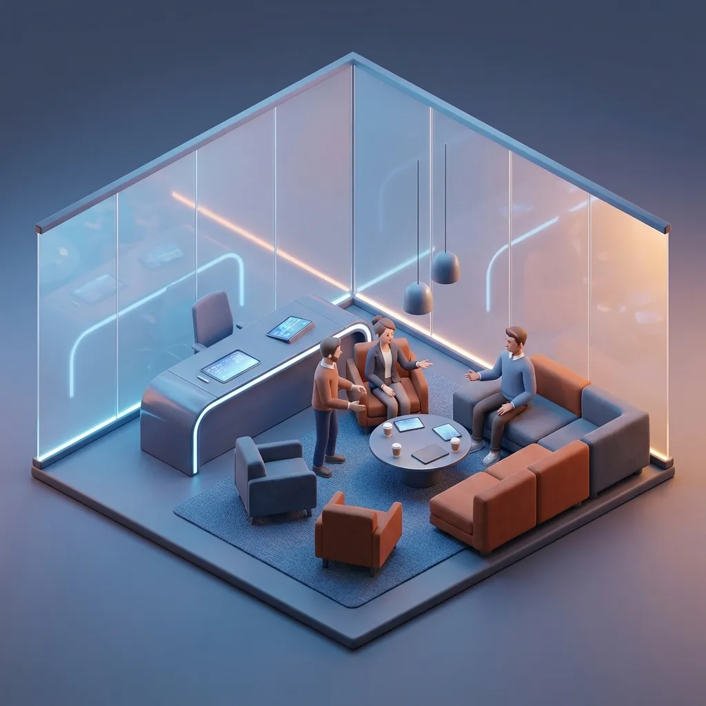 Professional consultancy team collaborating on business strategy and planning