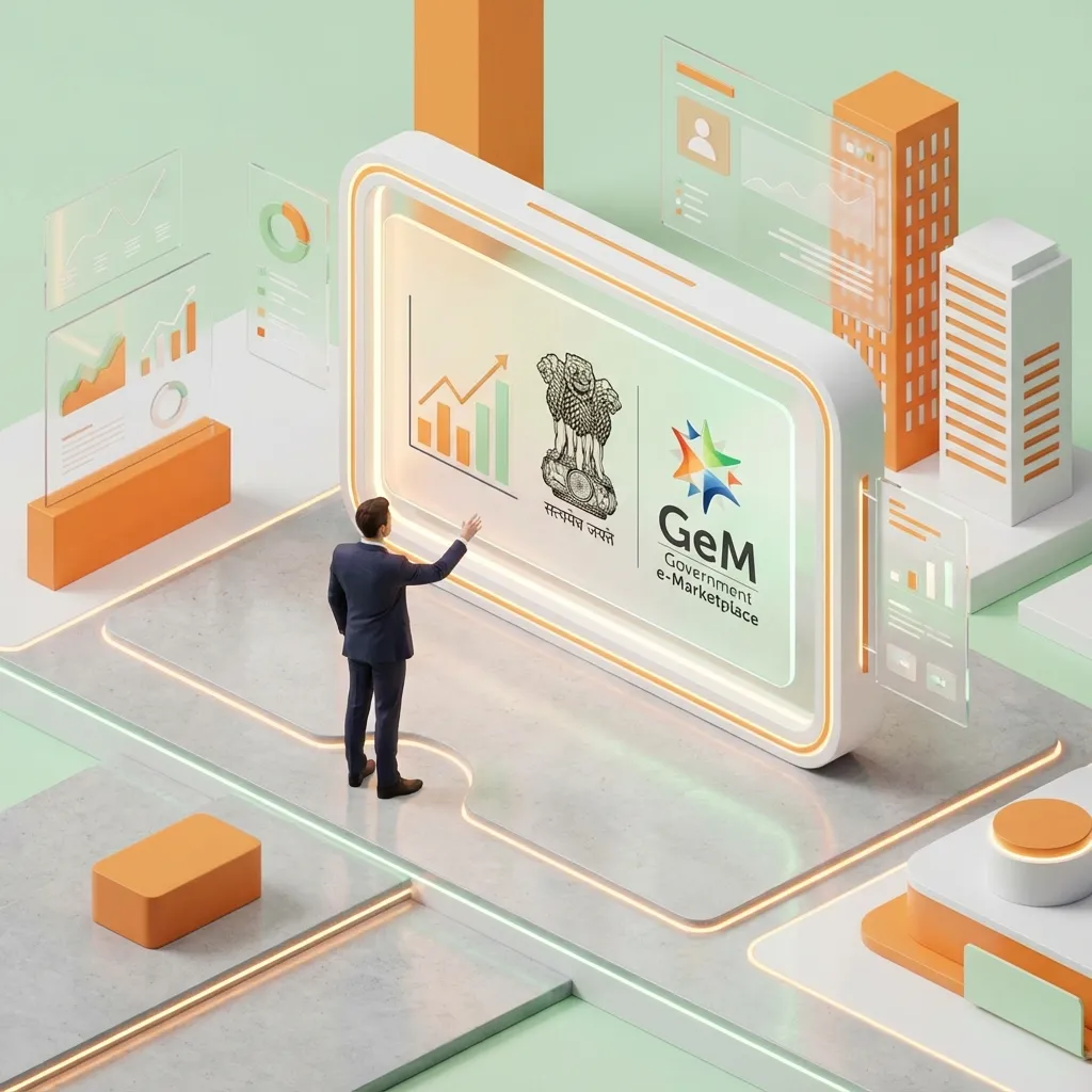 GeM Portal Registration Illustration