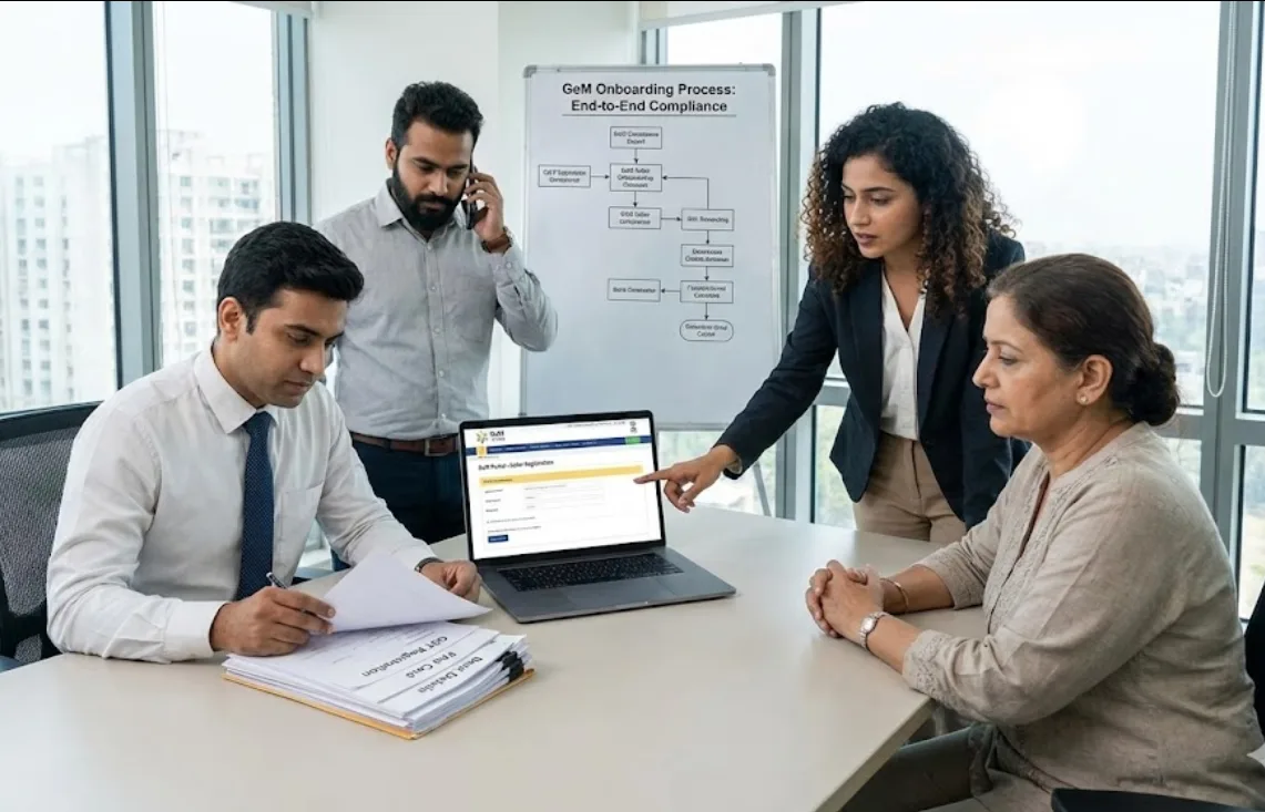 GeM portal registration process steps