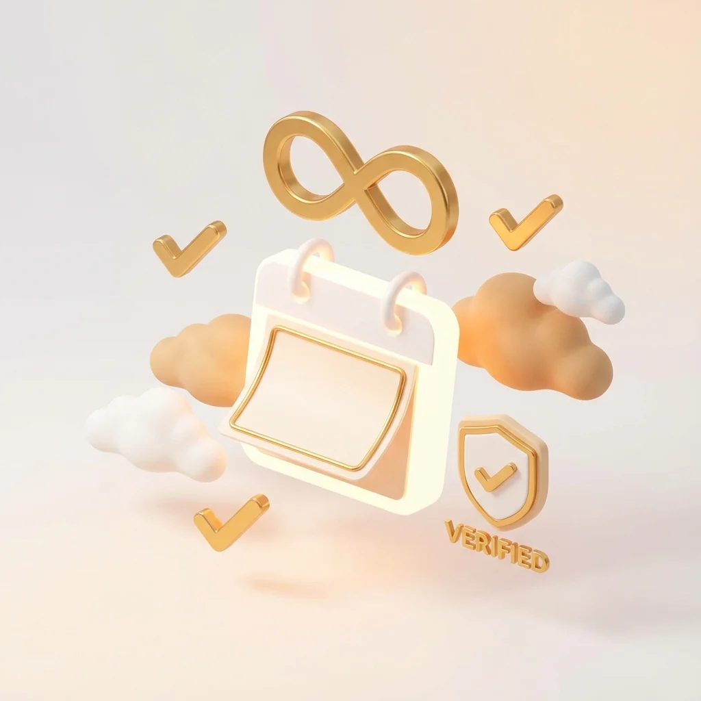 3D illustration of IEC Lifetime Validity