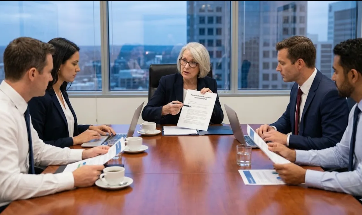 MOA amendment guidelines