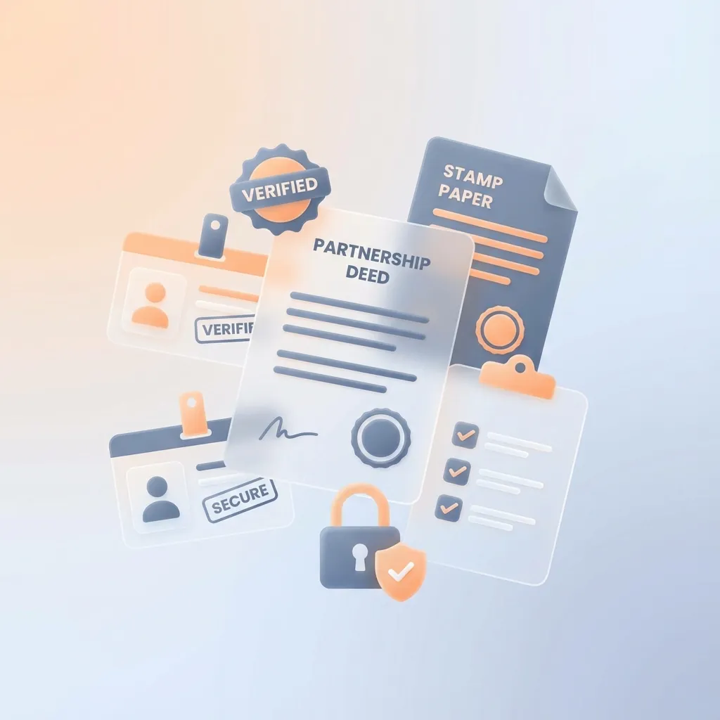 Checklist of Documents Required for Partnership Registration