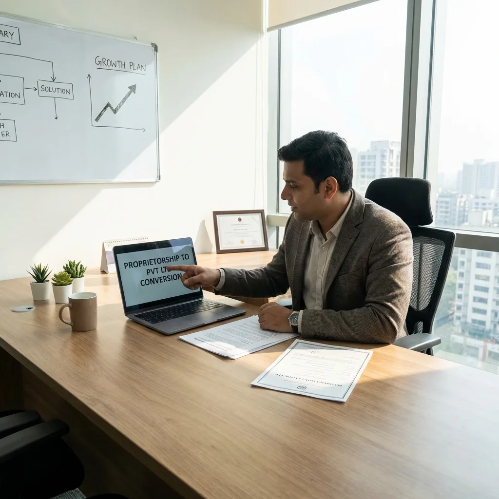 Proprietorship to Private Limited Conversion