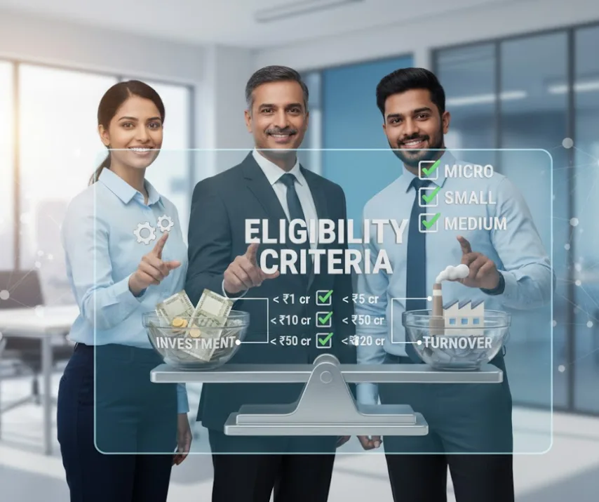 Udyam Registration eligibility criteria for Micro, Small and Medium Enterprises