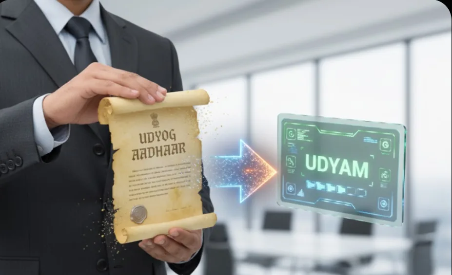 Transition from Udyog Aadhaar to Udyam Registration system