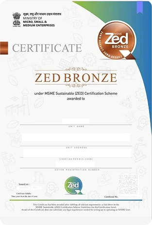 ZED Bronze certificate